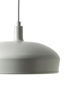 Runde LED-Pendelleuchte Alva, Hellgrau, Ø 28 x H 15 cm