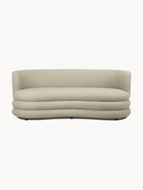 Designer Bouclé-Sofa Solomon (3-Sitzer), Bezug: 100% Polyester 35.000 Sch, Gestell: Massives Fichtenholz, Bir, Füße: Kunststoff Dieses Produkt, Bouclé Salbeigrün, B 193 x T 92 cm