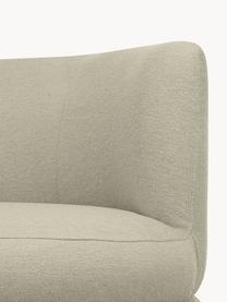 Designer Bouclé-Sofa Solomon (3-Sitzer), Bezug: 100% Polyester 35.000 Sch, Gestell: Massives Fichtenholz, Bir, Füße: Kunststoff Dieses Produkt, Bouclé Salbeigrün, B 193 x T 92 cm