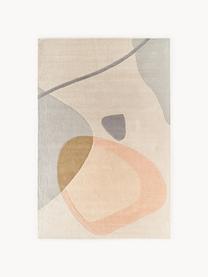 Ručne tuftovaný vlnený koberec s abstraktným vzorom Luke, Béžové a sivé odtiene, Š 200 x D 300 cm (veľkosť L)