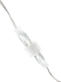 Outdoor LED-Lichterkette Colorain, 740 cm, Lampions: Polyester, WFTO-zertifizi, Blau, Rosa, Gelb, Weiß, L 740 cm