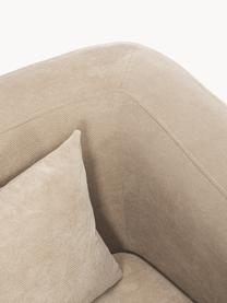 Schlafsofa Eliot (2-Sitzer), Bezug: 88 % Polyester, 12 % Nylo, Gestell: Spanplatte, Kiefernholz, , Füße: Kunststoff, Webstoff Beige, B 180 x T 100 cm