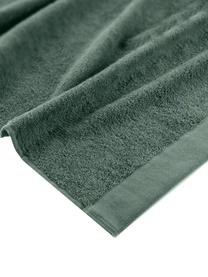 Asciugamano in cotone misto riciclato Blend, 65% cotone riciclato, 35% poliestere riciclato, Verde, Asciugamano