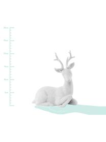 Oggetto decorativo Reindeer, Porcellana, Bianco, Larg. 19 x Alt. 22 cm