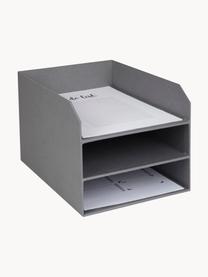 Organizer documenti  Trey, Cartone solido laminato, Grigio, Larg. 23 x Prof. 32 cm