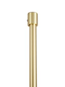 Große LED-Deckenleuchte Gratia, Baldachin: Metall, galvanisiert, Goldfarben, Weiß, B 76 x H 50 cm