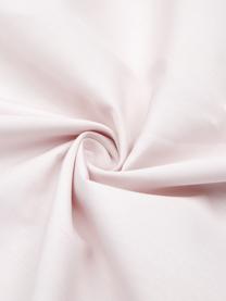 Pościel z perkalu Rosario, Biały, blady różowy, 240 x 220 cm + 2 poduszki 80 x 80 cm