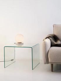 Glas-Beistelltisch Burano, Glas, gehärtet, Transparent, B 60 x H 45 cm