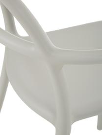 Lichtgrijze kunststoffen stoelen Generic, 2 stuks, Gemodificeerd polypropyleen, Grijs, B 52  x D 51 cm