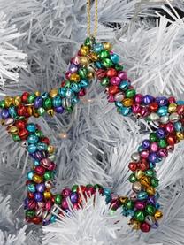 Ozdoba na vánoční stromeček s rolničkami Star, Potažený kov, Více barev, Š 14 cm, V 14 cm