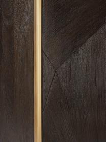 Šatníková skriňa z masívneho mangového dreva Harry, lakované mangové drevo, Š 120 x V 180 cm