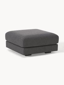 Pouf Tribeca, Tissu anthracite, larg. 80 x prof. 80 cm