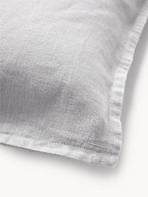 Housse de coussin pur lin gris clair Lanya, 100 % lin pur

Par sa nature, le lin a un toucher plutôt rugueux et un aspect naturellement froissé. La grande résistance à la déchirure rend le lin résistant à l'abrasion et à l'usure, Gris clair, larg. 30 x long. 50 cm