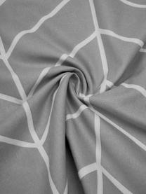 Flanell-Kopfkissenbezüge Yule mit grafischem Muster, 2 Stück, Webart: Flanell Flanell ist ein k, Grau, Weiß, B 40 x L 80 cm