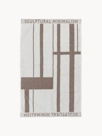 Ręcznik Minimal, Bawełna, Złamana biel, nugatowy, Ręcznik kąpielowy, S 70 x D 140 cm