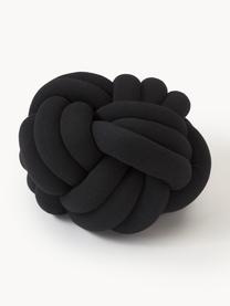 Coussin nœud Twist, Anthracite, larg. 30 x long. 30 cm