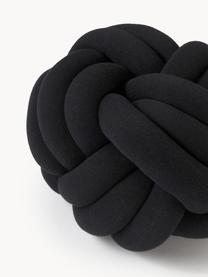 Coussin nœud Twist, Anthracite, Ø 30 cm