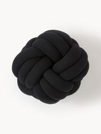 Coussin nœud Twist, Anthracite, larg. 30 x long. 30 cm