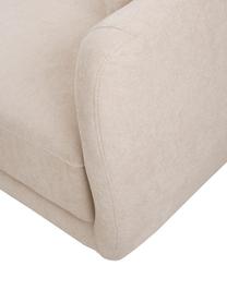 Divano angolare componibile in tessuto beige Jasmin, Rivestimento: 85% poliestere, 15% nylon, Struttura: legno massiccio di abete , Piedini: plastica, Tessuto beige, Larg. 306 x Alt. 84 cm