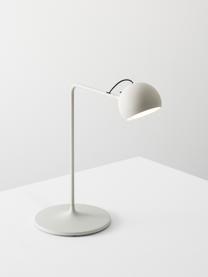 Dimbare verstelbare LED bureaulamp Ixa, Lamp: technopolymeer, Greige, Ø 40 x H 42 cm