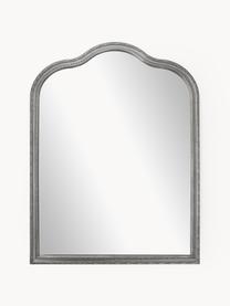 Specchio da parete barocco Muriel, Cornice: legno rivestito, Retro: pannello di fibra a media, Superficie dello specchio: lastra di vetro, Argentato, Larg. 90 x Alt. 120 cm