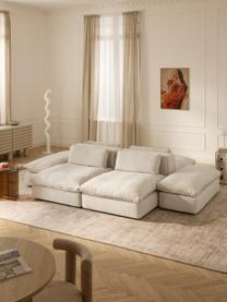 Module central XL Felix, Tissu beige clair, larg. 100 x prof. 140 cm