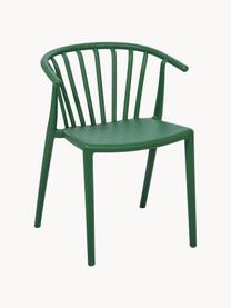 Silla apilable para exterior de plástico Capri, Polipropileno, Verde oscuro, An 53 x F 55 cm