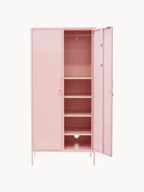 Petite armoire Twinny, Acier, revêtement par poudre, Rose pâle, larg. 85 x haut. 183 cm