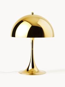Dimbare LED tafellamp Panthella met timerfunctie, H 34 cm, Lampenkap: gecoat staal, Staal goudkleurig, Ø 25 x H 34 cm