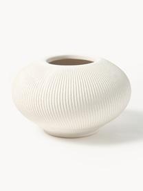 Vase Catarina, haut. 13 cm, Grès cérame, Blanc, Ø 21 x haut. 13 cm