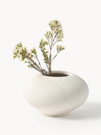 Vase Catarina, haut. 13 cm, Grès cérame, Blanc, Ø 21 x haut. 13 cm