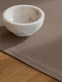 Chemin de table Riva, 55 % coton, 45 % polyester

Le matériau est certifié STANDARD 100 OEKO-TEX®, 14.HIN.40536, HOHENSTEIN HTTI, Taupe, larg. 40 x long. 150 cm