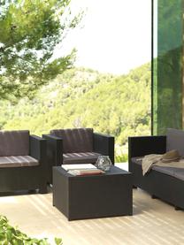 Set lounge para exterior Diva, 4 pzas., Tapizado: 100% poliéster, Gris antracita, Set de diferentes tamaños