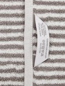 Pruhovaný uterák Viola, 2 ks, 100 % bavlna, stredná gramáž 550 g/m², Sivá, biela, Malý uterák, Š 30 x D 50 cm, 2 ks