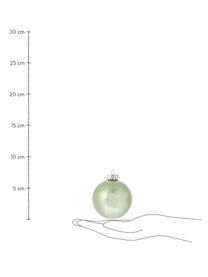 Weihnachtskugel-Set Evergreen Ø 8 cm, 6-tlg., Salbeigrün, Ø 8 cm