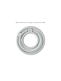 Sottopentola in silicone grigio chiaro Circles, Silicone, nylon, Grigio chiaro, Set in varie misure