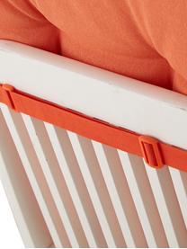 Coussin de chaise avec dossier monochrome Panama, Orange