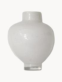 Vase design Mila, haut. 29 cm, Verre, Blanc, Ø 25 x haut. 29 cm