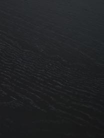 Runder Couchtisch Didi aus Eichenholz, Massives Eichenholz, lackiert, Schwarz, Ø 80 cm