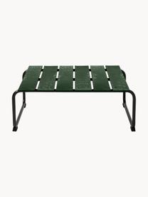 Tavolino da giardino fatto a mano Ocean, Struttura: acciaio riciclato, rivest, Verde scuro, nero, Larg. 79 x Prof. 70 cm