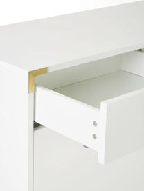 Credenza bianca Elegance, Bianco, Larg. 150 x Alt. 80 cm