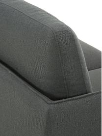 Ecksofa Ramira in Anthrazit mit Metall-Füssen, Bezug: Polyester 20.000 Scheuert, Gestell: Massives Kiefernholz, Spe, Webstoff Anthrazit, B 192 x T 139 cm