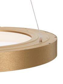 Dimmbare LED-Pendelleuchte Rando in Gold, Lampenschirm: Aluminium, beschichtet, Baldachin: Aluminium, beschichtet, Goldfarben, Ø 60 x H 6 cm