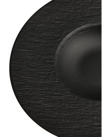 Porzellan Geschirr-Set Rock, 2 Personen (6er-Set), Porzellan, Schwarz, Set mit verschiedenen Größen