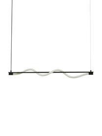 Lámpara de techo grande LED Serpent, Pantalla: silicona, Anclaje: metal recubierto, Cable: plástico, Negro, blanco, An 100 x Al 122 cm