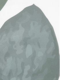 Perkálový povlak na polštář s motivem listů Eukalyptus, 2 ks, Zelená, krémově bílá, Š 40 cm, D 80 cm