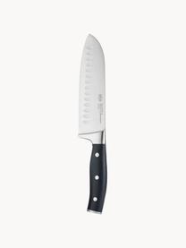 Coltello santoku Tradition, Manico: plastica, Argentato, nero, Lung. 32 cm