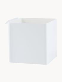 Boîte de rangement de cuisine en acier Flex, Acier, enduit, Blanc, larg. 11 x haut. 11 cm