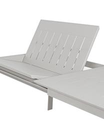 Uitschuifbare tuintafel Konnor, 160 - 240 x D 100 cm, Lichtgrijs, B 160 tot 240 x D 100 cm