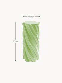 Beistelltisch Marshmallow, Glasfaser, Hellgrün, Ø 25 x H 55 cm